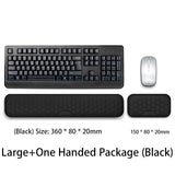 Reposamuñecas ergonómico para teclado y ratón, para oficina, para proteger y relajar la muñeca, con espuma viscoelástica, para ordenador y portátil