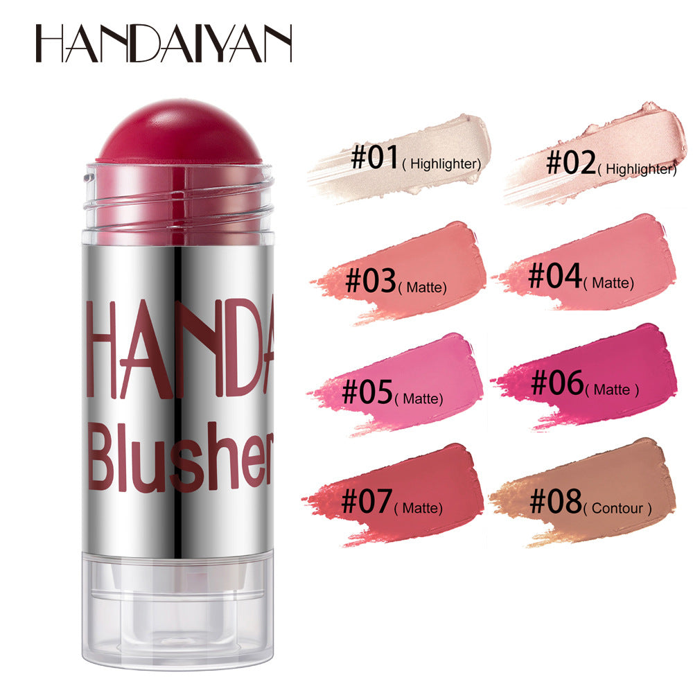 HANDAIYAN Chubby Crayon Blush Stick Moisturizing And Smooth Rouge Pen Blush Strip Cream Blush Stick Rouge - V.I.P Digital Presence