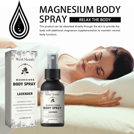Magnesium Body Spray, Relieve Muscle Tension And Fatigue And Promote Body Relaxation Treatment Spray - V.I.P Digital Presence