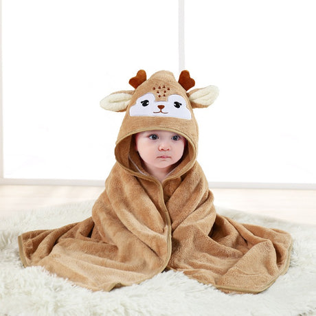 wholesale child baby cartoon animal face elephant hooded towel newborn - V.I.P Digital Presence