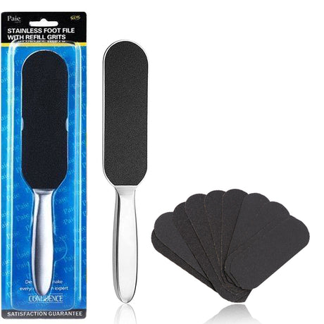 Stainless Steel Double Side Foot File Replace Sanding Cloth Pedicure Foot-Care-Tool Dead Skin Remover Foot Rasp Refill - V.I.P Digital Presence