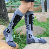 New Merino wool skiing socks with thickened towel bottom for men and women's outdoor winter high tube hiking socks - V.I.P Digital Presence