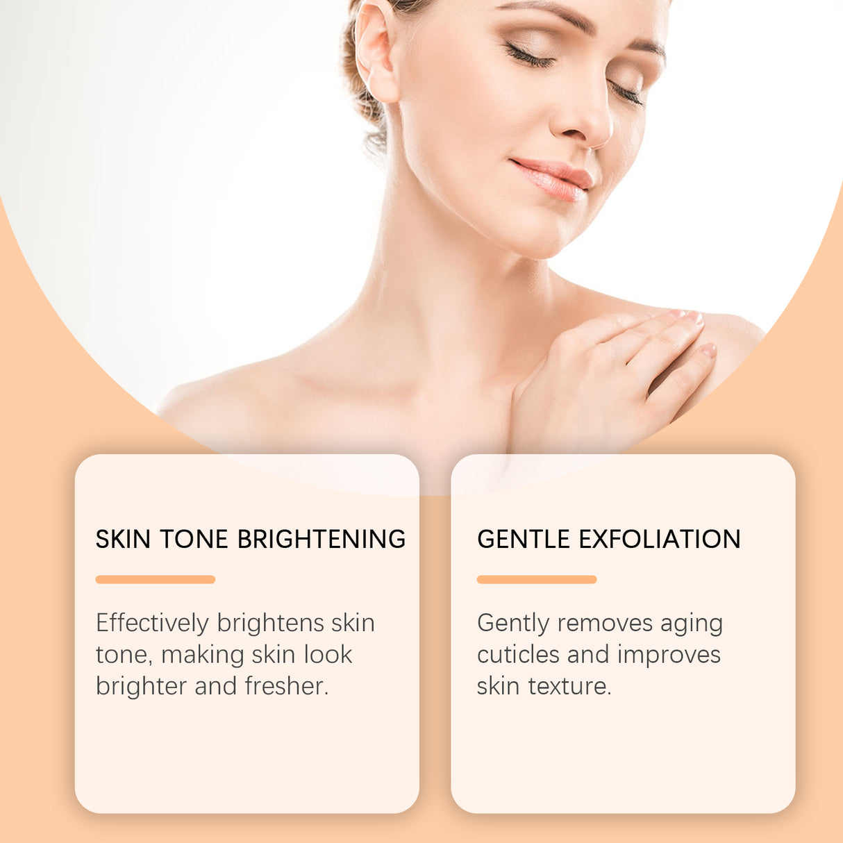 Facial Scrub Gently Cleanses Facial Skin, Exfoliates, Moisturizes, Moisturizes And Brightened