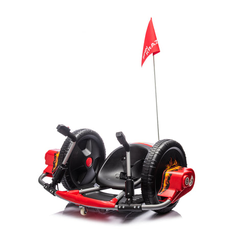 12V Kids Ride On Electric Toy,2WD,16'' exaggerated wheel,Dual handle control for 360 degree flexible steering and rotation - V.I.P Digital Presence