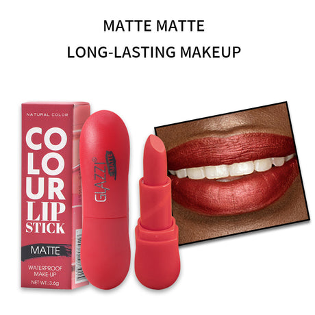 12 Color Rhombic Matte Lipstick Yeast Color Does Not Stick To The Cup And Does Not Fade - V.I.P Digital Presence