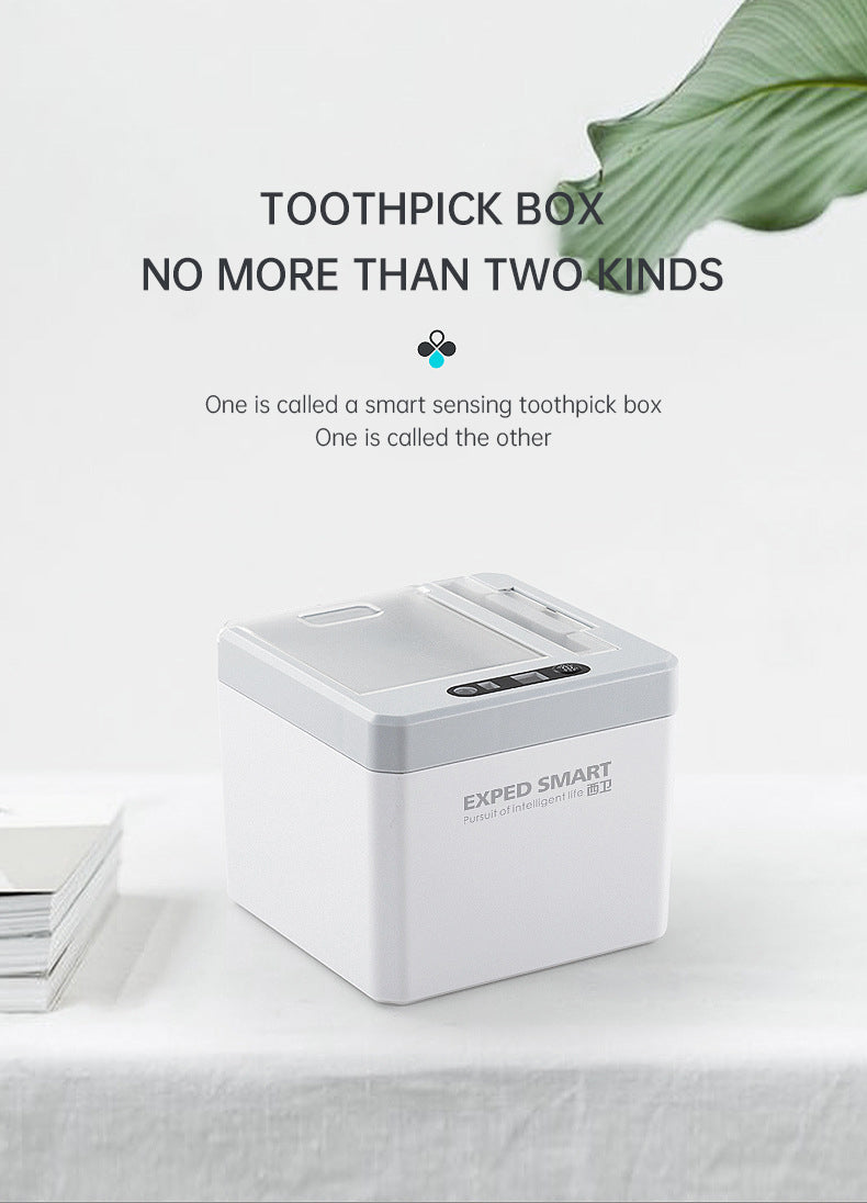 Can sense toothpick box, fully automatic innovation, home restaurant toothpick machine, hotel automatic electric pop-up toothpick cylinder - V.I.P Digital Presence
