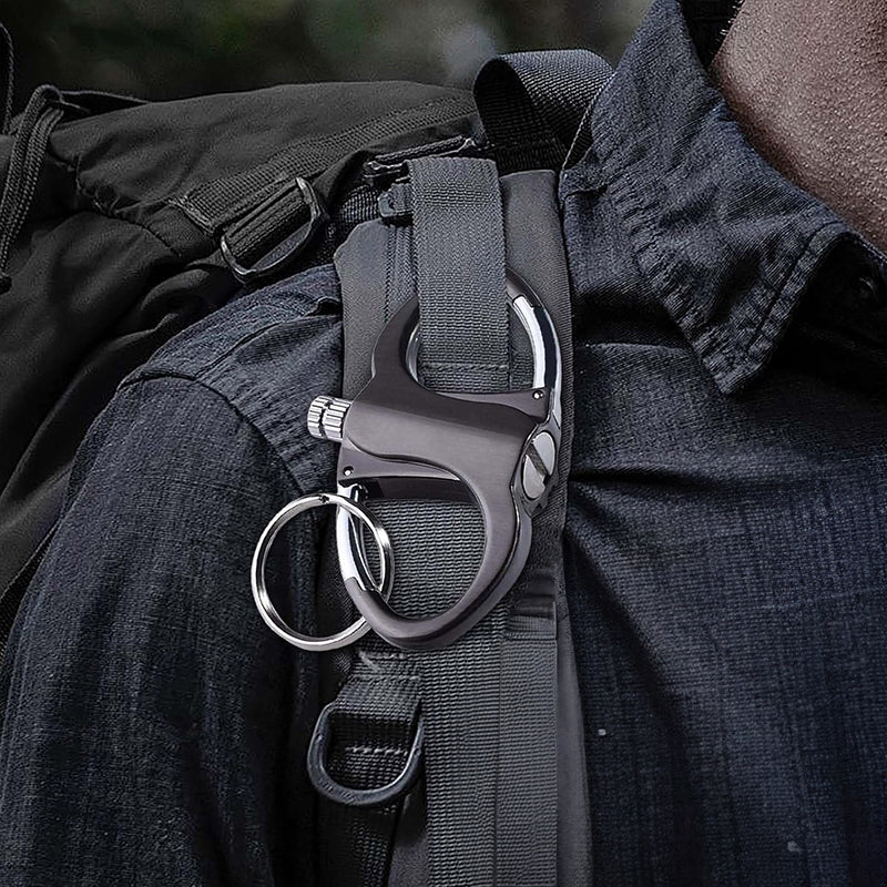 2025 Metal Keychain Lighter, ignite, waterproof, black - V.I.P Digital Presence