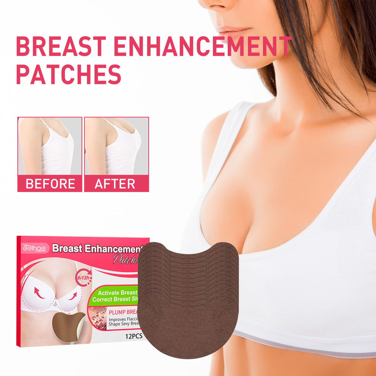 Chest Round Stick Chest Firming Plump Plump Plump Chest Anti-Sagging Moistening Lift Stick