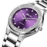 MISSFOX 2742 Elegant Woman Watch Luxury Brand Female Wristwatch Japan Movt 30M Waterproof Gold Expensive Analog Geneva Quartz Watch - V.I.P Digital Presence