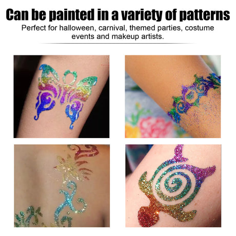 Flash Tattoo Skin Glue Painting Eye Makeup Glitter Glitter Face Body Skin Tattoo Glue - V.I.P Digital Presence
