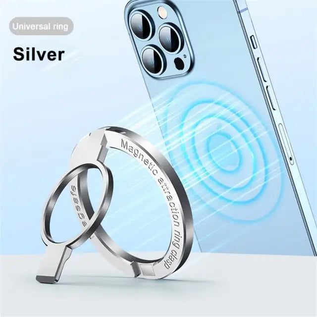 For Phone New Magnetic Ring Holder for 12 13 14 Max Magnet Finger Ring Grip Stand Holder Zinc Alloy Kickstand - V.I.P Digital Presence