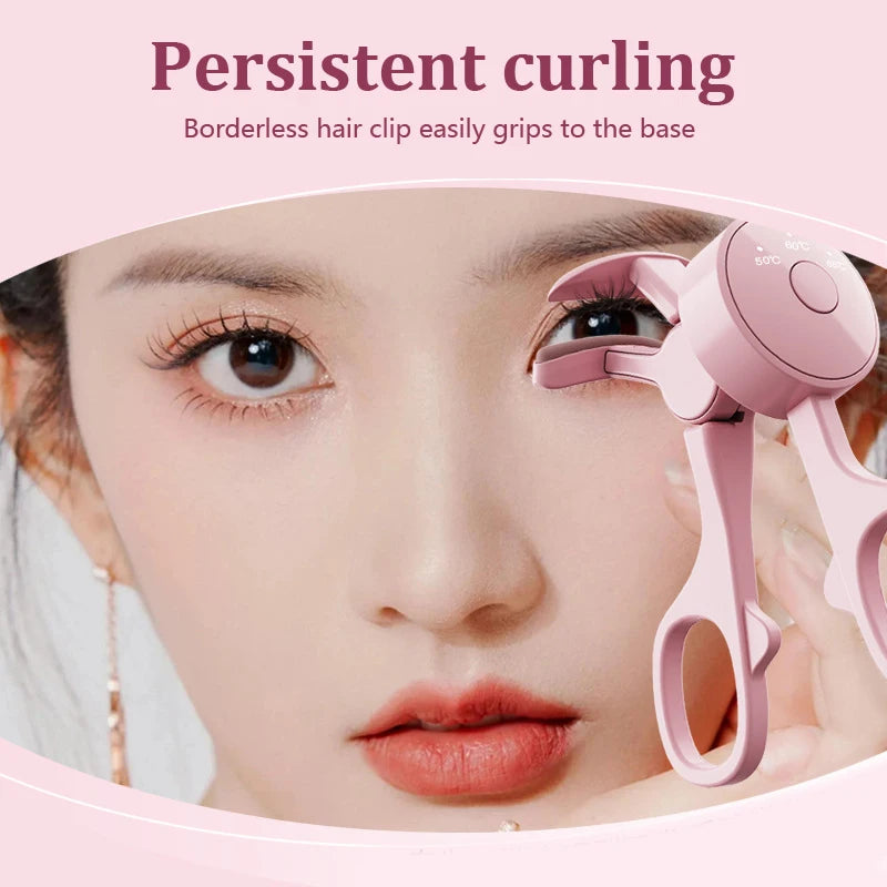 Electric Eyelash Curler Charging Model Fast Heating Portable Eye Lash Perm Shaping And Lasting Curling Thermal Eyelash Clip - V.I.P Digital Presence