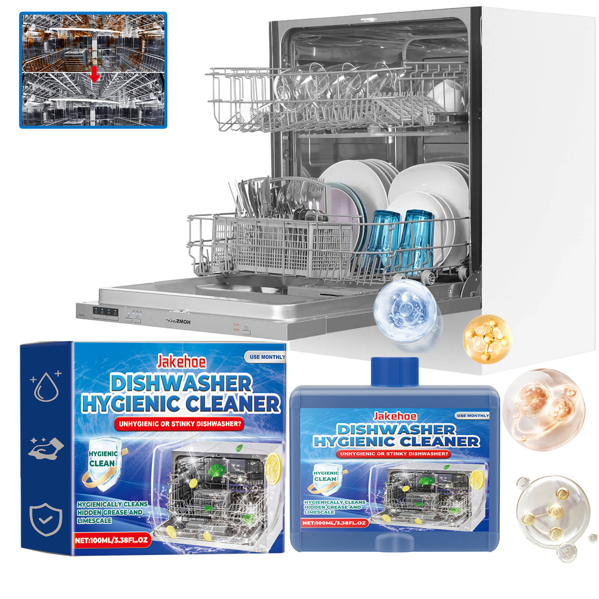 Dishwasher Cleaner Household Small Dishwasher Dishes And Utensils Washing Decontamination Washing Dishes Clean - V.I.P Digital Presence