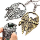 Movie Millennium Falcon Key Chain Cosplay Badge Bottle Opener Fashion Fancy Funny Souvenir Gift Spaceship Key Ring - V.I.P Digital Presence