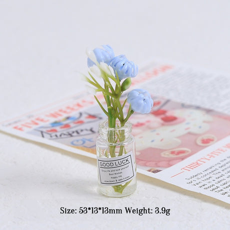 Multicolor three-dimensional luminous vase, creative handmade DIY cream glue accessories, resin small parts - V.I.P Digital Presence
