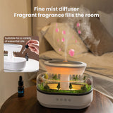 Raindrop - style aroma humidifier with lights, white noise, and essential oil diffusion for home. - V.I.P Digital Presence