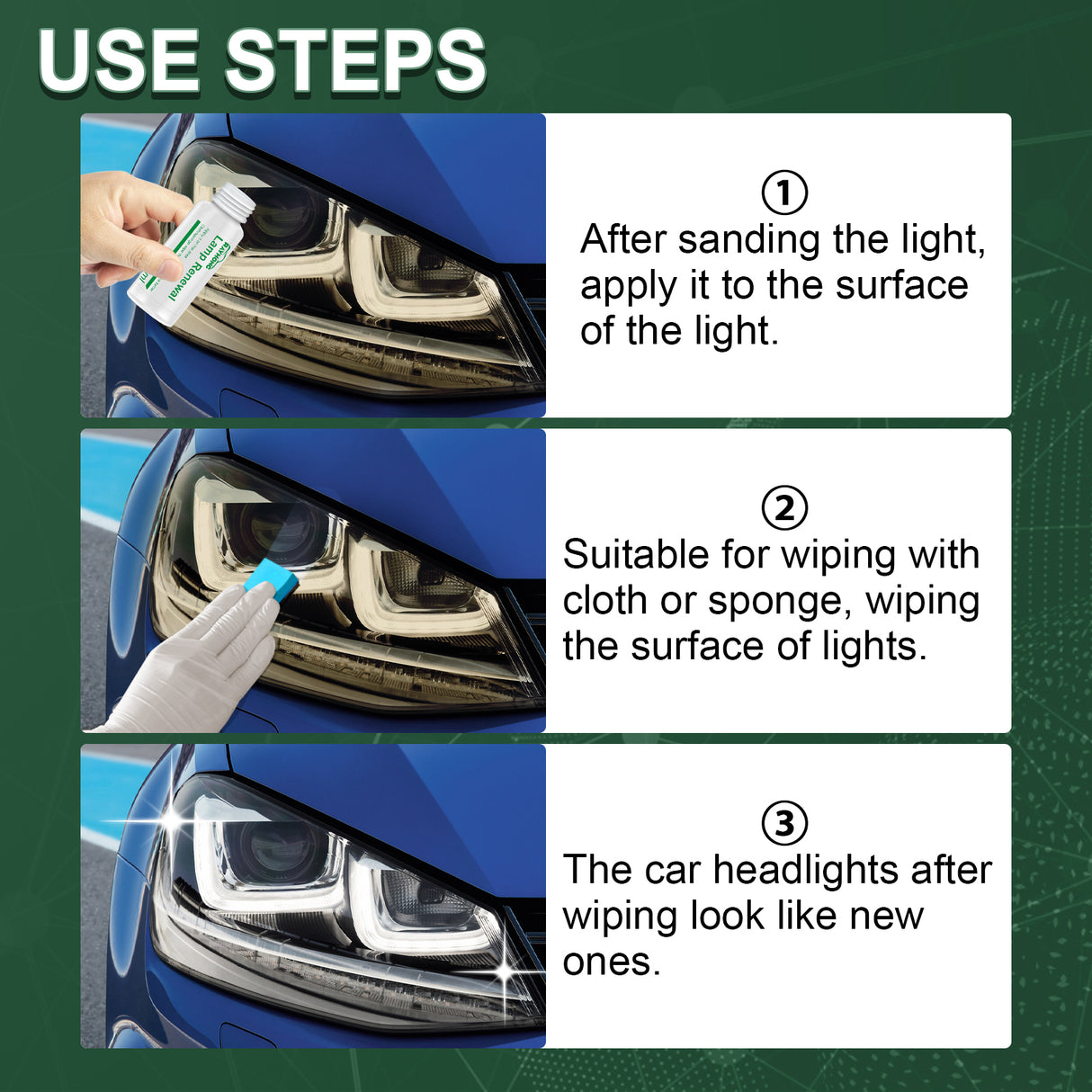 Lamp Renewal, Lamp Shade Yellow Sanding Cleaning Scratch Polish Car Light Repair Fluid - V.I.P Digital Presence