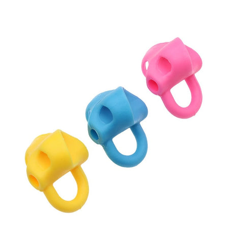 Two-Finger Pen Holder Silicone Baby Learning Writing Tool Correction Device Pencil Set Stationery 3 Piece Set Gift 2 Piece Fish - V.I.P Digital Presence