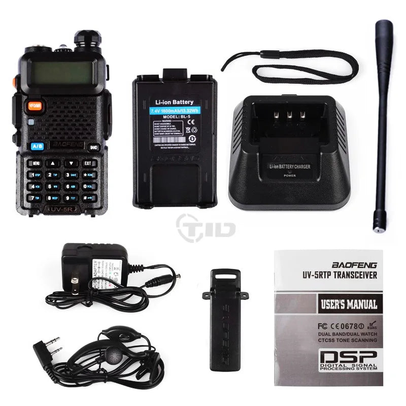 BaoFeng UV-5R Walkie Talkie VHF/UHF136-174Mhz&400-520Mhz Dual Band Two way radio Baofeng uv 5r Portable Walkie talkie uv5r - V.I.P Digital Presence