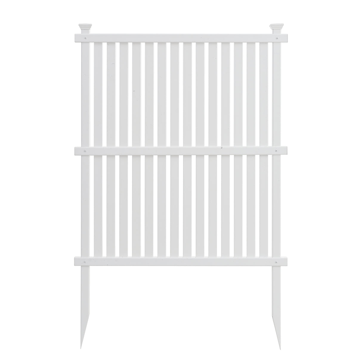 Privacy Screen Panels Kit Air Conditioner Trash Can Enclosure Vinyl white color - V.I.P Digital Presence