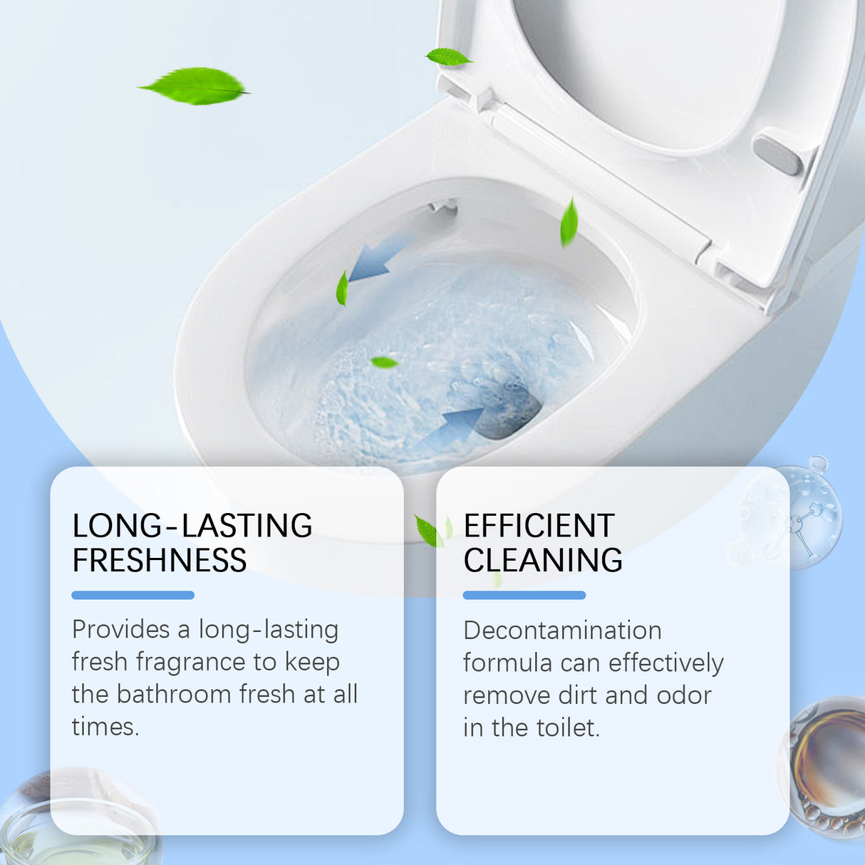 Toilet Fresh Cleaning Block, Toilet Toilet Clean Fragrance Deodorization Automatic Release Easy To Use - V.I.P Digital Presence