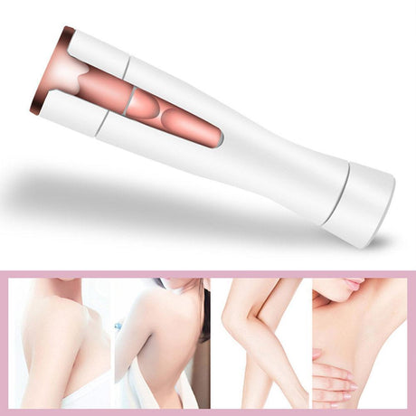 Women Trimmer Epilator Painless Razor Depilator Electric Facial Shaver Hair Remover Portable USB Rechargeable Body - V.I.P Digital Presence