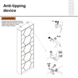 Shoe Storage Cabinet for Entryway, 5 Tiers Shoe Organizer with Carved Panels, Carving Shoe Closet,Vertical Shoe Cabinet - V.I.P Digital Presence