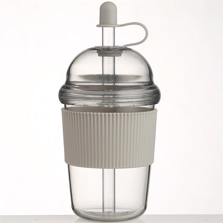 630ML straw cup (with lid/straw) – coffee, milk, tea, water, juice; Ins-style, office-friendly - V.I.P Digital Presence