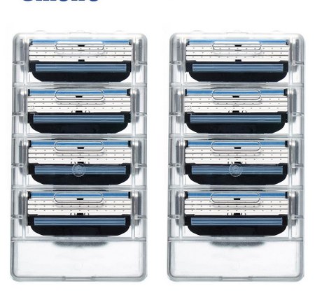 Gillette Mach 3 Men's Face Shaving Razor Blades Brand Mach3 Beard Shave Blade For Men 8Pcs/Pack - V.I.P Digital Presence