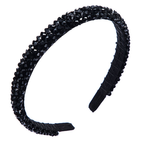 Korean Style Thin Edge Crystal Headband Women's Fashion Super Flash Headband Party Press Hair Accessories - V.I.P Digital Presence