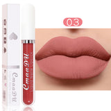 CmaaDu 18 Color Lipstick Matte Non-Stick Cup Waterproof Long Lasting Lip Gloss - V.I.P Digital Presence