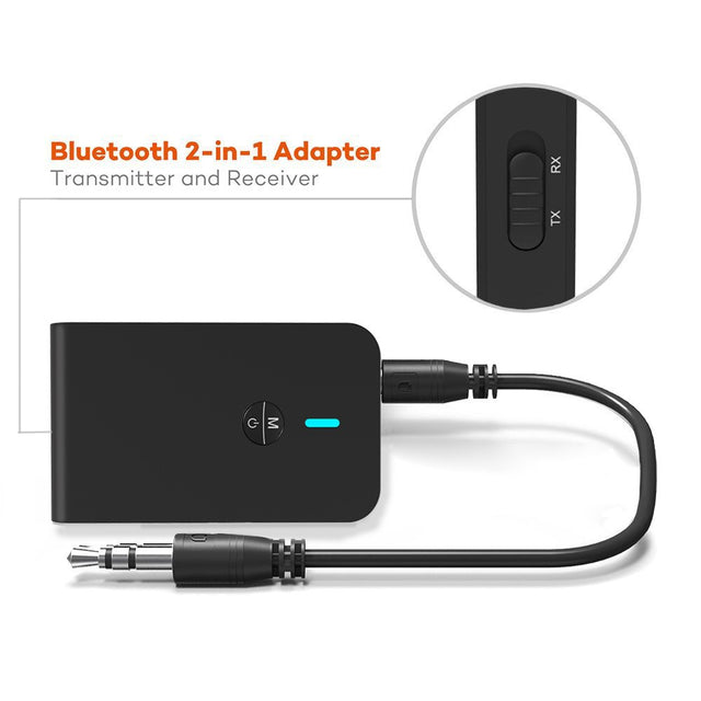 USB Bluetooth 5.0 transmitter+Bluetooth receiver 2-in-1 TV computer wireless audio adapter - V.I.P Digital Presence