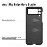 Suitable for Galaxy Samsung Z Flip3 Phone Case Violent Bear Hinge Flip3 Protective Cover Plain Leather Folding Screen