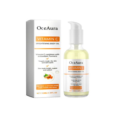Vitamin C Brightening Body Oil, Hydrating Repair Chicken Skin Brightening Body Care Oil - V.I.P Digital Presence