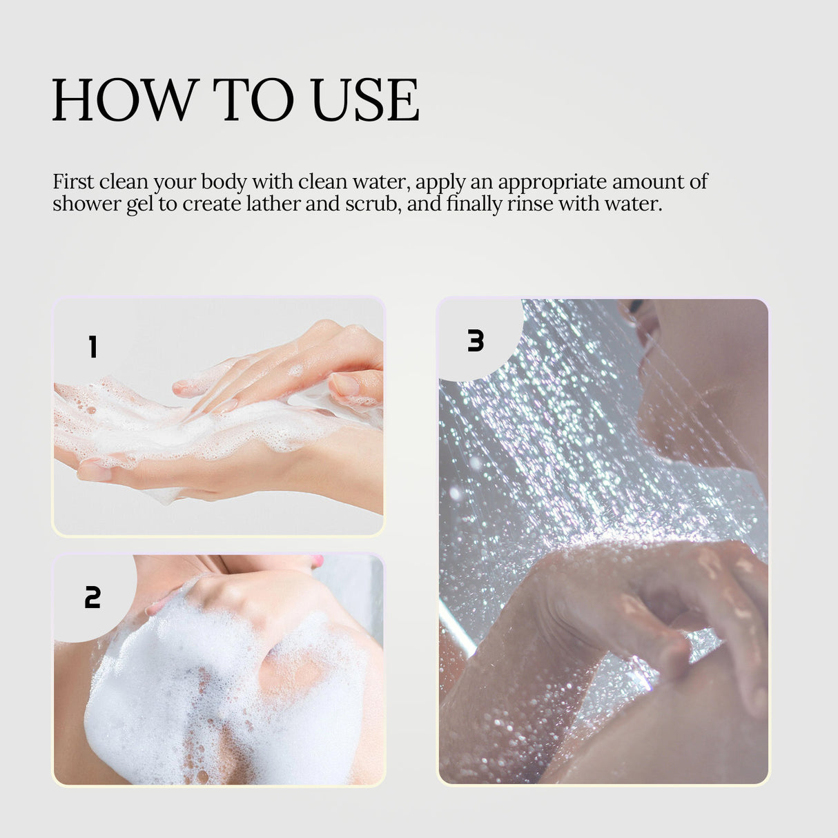 Niacinamide Scented Shower Gel, Body Cleans Corneous Brighten Skin Tone Delicate Pore Moisturize Repair - V.I.P Digital Presence