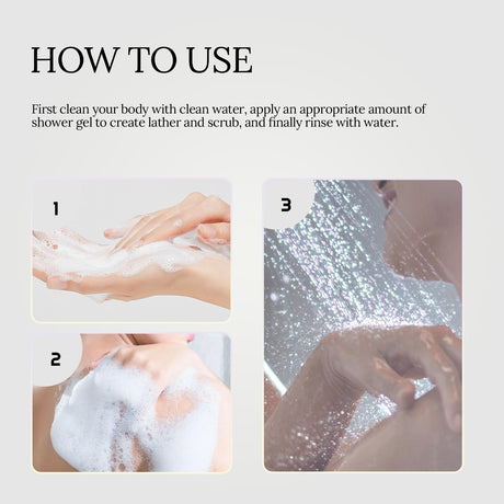 Niacinamide Scented Shower Gel, Body Cleans Corneous Brighten Skin Tone Delicate Pore Moisturize Repair - V.I.P Digital Presence