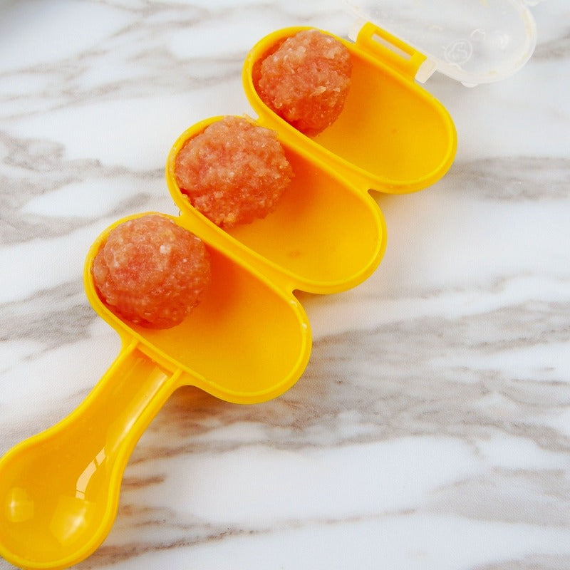 Food grade pp baking tool wobbly meatball artifact cartoon children's sushi Rice and vegetable roll mold - V.I.P Digital Presence