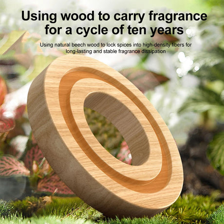 Solar Rotating Helicopter Aromatherapy Car Ornaments Car Air Freshener Alloy + ABS Wooden Aromatherapy Machine - V.I.P Digital Presence