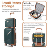Luggage set of 4 pieces (14/20/24/28) with 4 360 degree silent rotating wheels made of PP material and durable TSA lock - V.I.P Digital Presence