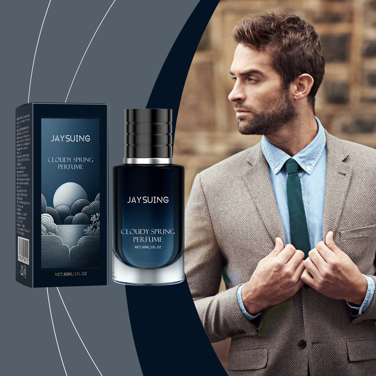 Cloudy Spring Perfume, Natural Fresh Understated Light Fragrance Lasting Fragrance For Men - V.I.P Digital Presence