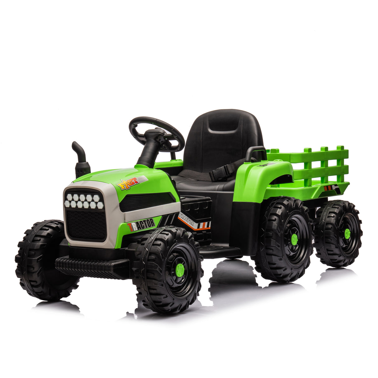 Children's electric tractor toy, powered by 24V battery, 200w * 2 motor 1.86-4.97MPH/remote control three speed adjustable - V.I.P Digital Presence