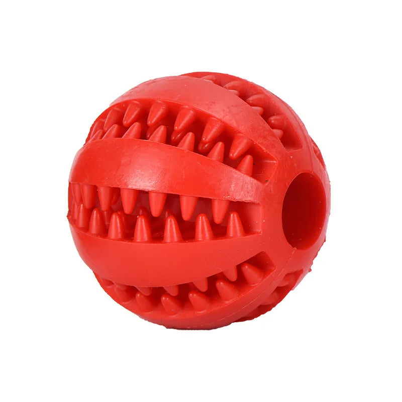 Dog Toy Ball Interactive Rubber Balls Puppy Chewing Toys Pet Tooth Cleaning Ball Cats Pets Food Treat Feeder Silicone Balls Toy - V.I.P Digital Presence