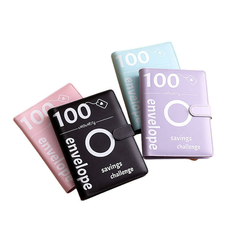 100 Envelope Challenge Binder Couple Save Money Challenge Envelope Sheet Pocket Book - V.I.P Digital Presence
