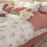 Double Gauze Four-Piece Set Jacquard Small Bamboo Cotton Three-Piece Set Student Dormitory INS Fresh Floral Bedding - V.I.P Digital Presence