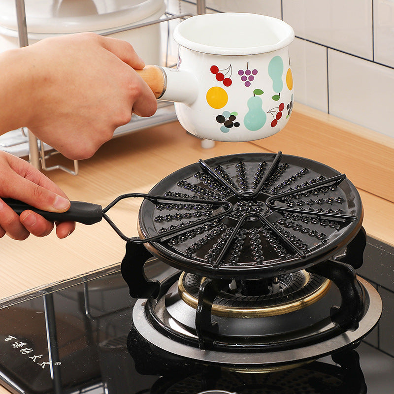 Japanese Style Gas Stove Thermal Conductivity Plate Hot Milk Gas Household Enamel Enamel Thermal Conductivity Plate Anti Coking - V.I.P Digital Presence