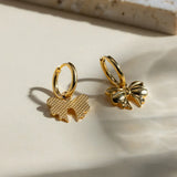 18K Gold-Plated Bow Earrings - V.I.P Digital Presence