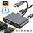 USB C Hub 4 in 1 Type C 3.0 Adapter to 4K HDMI VGA PD Fast Charge Splitter Docking Station Hub for Phone MacBook Laptop Computer - V.I.P Digital Presence