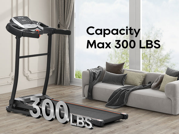 Home folding treadmill with pulse sensor, 2.5-horsepower silent brushless motor, 3-level tilt, 12 preset programs - V.I.P Digital Presence