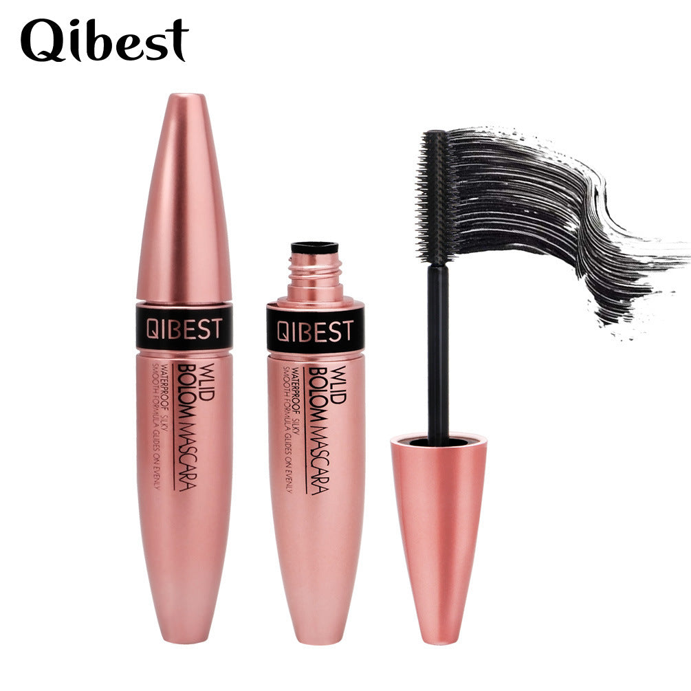 QIBEST Waterproof Sweat-Proof Dense Curly Slender No Fading No Smudges 4D Mascara - V.I.P Digital Presence