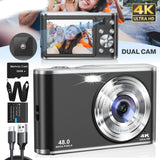 DC306 digital high-definition camera front and rear dual camera autofocus entry-level student card machine - V.I.P Digital Presence